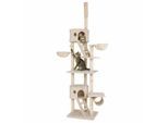Lionto Kratzbaum XXL, Höhenverstellbar (230 - 250 cm) beige