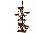 Lionto Kratzbaum XXL, Höhenverstellbar (230 - 250 cm) braun/ beige