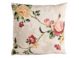 Max Winzer , Gelb, Rot, Beige , Textil , Blume , Füllung: Silikon,Silikon , 40x40 cm , Goldenes M, Made in Europe , Heimtextilien, Wohntextilien, Kissen, Zierkissen