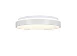 Möbelix , Weiß , Metall, Kunststoff , rund , 34x6x34 cm , RoHS, Europäischer Sicherheitsstandard , einfach zu transportieren , Beleuchtung, Innenleuchten, Deckenleuchten, Deckenleuchten rund