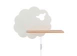 Möbelix , Weiß , Holz, Metall, Holzwerkstoff , Eiche , 12x24x36 cm , RoHS, Europäischer Sicherheitsstandard , Schnurschalter, einfach zu transportieren , Beleuchtung, Innenleuchten, Wandleuchten, Kinderzimmer Wandleuchten