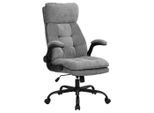 Möbelix , Grau, Schwarz , Holz, Metall, Kunststoff, Textil , Pappel , Sperrholz , 66x121x72 cm , Sitzfläche 360° drehbar , Büromöbel, Bürostühle, Chefsessel