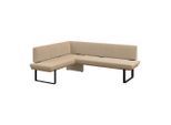 James Wood , Beige , Holz, Metall, Textil , Eiche , vollmassiv , L-Form , 225x175 cm , in verschiedenen Größen erhältlich , Esszimmer, Bänke, Polsterbänke