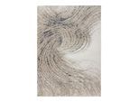 Obsession , Grau, Grün , Kunststoff, Textil , Abstraktes , rechteckig , 160x230 cm , Oeko-Tex® Standard 100 , für Fußbodenheizung geeignet , Teppiche & Böden, Teppiche, Webteppiche