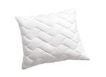 FAN , Weiß , Textil , Füllung: Faserbällchen , 70x90 cm , Made in Germany, Oeko-Tex® Standard 100 , Heimtextilien, Schlaftextilien, Kopfkissen, Daunenkissen