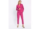 Hosenanzug HEINE, Damen, Gr. 50, Normalgrößen, pink (fuchsia), 63% Polyester, 34% Viskose, 3% Elasthan, Anzüge Hosenanzug