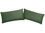 Kissenbezug OTTO HOME "Desner", grün, B:40cm L:80cm, Microfaser, Obermaterial: 100% Polyester, Kissenbezüge, Kissenbezug, Kissenhülle