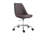 TPFLiving Bürostuhl Toulon Stoff Grau