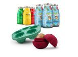 SmoothieDog Summer-Edition 3x 250 ml + Klassik-Paket 3x 250 ml + Schleckball 1 Stück