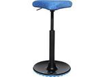Stehhilfe Topstar Sitness H1, höhenverstellbar, um 360 ° drehbar, dynamisches Sitzen & Stehen, blau/blau