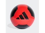 Fußball ADIDAS PERFORMANCE "EPP CLUB" Gr. 5, schwarz, hi, res rot, Bälle, 5, 0,4 g, B:22,3cm H:17,3cm T:22cm