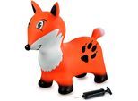 Hüpftier JAMARA "Fuchs", orange, Hüpfspielzeug, BabyB:31cm H:55cm T:58cm, Hüpftier, inkl. Luftpumpe, B:31cm H:55cm T:58cm