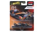 Spielzeug-Auto HOT WHEELS "Hot Wheels Premium F1 - Team Mc Laren Driver 1", bunt, Spielzeugfahrzeuge, KinderB:6,5cm, Metall, Spielzeug-Auto, B:6,5cm