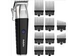 Haarschneider BABYLISS "Lithium Power Haarschneider Set, E812E", schwarz, silber, HaarschneiderB:19cm H:10cm T:23cm, Haarschneider, Lithium-Ionen-Akku, 10 Kammaufsätze, 50 Schnittlängen, B:19cm H:10cm T:23cm