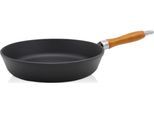 Bratpfanne KRÜGER "Einsenguss Pfanne RUSTICA", schwarz, H:4,5cm Ø:20cm, Pfannen, Bratpfanne, für Induktions-Kochfelder geeignet