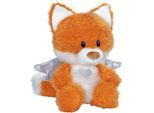 Kuscheltier NICI "Dein Schutzengel, Fuchs La La Foxie 28 cm", orange, Plüschfiguren, KinderB:20cm H:28cm L:13cm, Plüsch, Polyester, Kuscheltier, mit silbernen Flügeln & Herz auf der Brust in Geschenkbox, B:20cm H:28cm L:13cm
