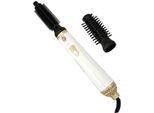 Warmluftbürste ROWENTA "Wave & Curl Warmluftbürste, Abrollsystem für einfaches Styling", gold (goldfarben), MultihaarstylerB:5cm H:34cm T:5cm, Warmluftbürste, Keramik-/Turmalinbeschichtung, 2 Einstellungen, Föhnbürste, CF3910, B:5cm H:34cm T:5cm