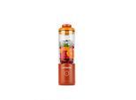 NUTRIBULLET Smoothie-Maker "Flex NBP013OR - zerkleinert Eis & gefrorene Früchte, Orange", orange, B:8,2cm H:39cm T:8,2cm, Zerkleinerer, 590ml, BPA-frei mit Trinkdeckel, USB-C & Trageschlaufe, 15+ Mixzyklen, Smoothie-Maker