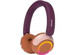 PHILIPS Kinder-Kopfhörer "TAK 4200", lila (magenta, violett), B:16cm H:18cm T:4cm, Kopfhörer, Kinder-Kopfhörer