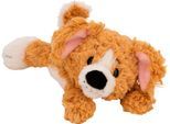 Kuscheltier NICI "Homies GREEN, Hund braun 20 cm liegend", braun, Plüschfiguren, KinderB:15cm H:9cm L:20cm, Kuscheltier, B:15cm H:9cm L:20cm