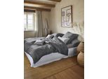 Bettwäsche IRISETTE "Paris 8000", grafit, B/L: 140cm x 200cm, 1 Stk., 1 Stk., Mako-Satin, B/L: 90cm x 70cm, 2, Mako-Satin, Obermaterial: 100% Baumwolle, Bettwäsche, Bettwäsche, Hochwertige Premium Bettwäsche