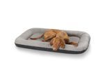 Knuffelwuff Kunstleder Hundebett Jerry grau XL