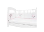 Kikkaboo Nestchen my Home Babybett 140 x 70 cm Bettumrandung 210 cm Baumwolle pink