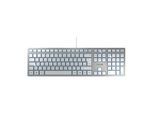 Cherry KC 6000 SLIM Tastatur silber