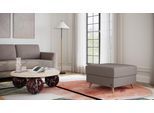 BRUNO Hocker 70x70 in Taupe Grau-Beige | Gemütliche Ablage und praktische Aufbewahrung