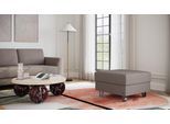 BRUNO Hocker 70x70 in Taupe Grau-Beige | Gemütliche Ablage und praktische Aufbewahrung