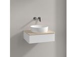 Villeroy und Boch Antao Waschtisch-Unterschrank K07113MT 60x19x50cm, Waschbeckenplattenfarbe botticino, white matt lacquer