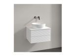 Villeroy und Boch Antao Waschtisch-Unterschrank K18110MT 60x36x50cm, Waschbeckenplattenfarbe Lack, white matt lacquer