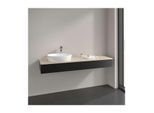 Villeroy und Boch Antao Waschtisch-Unterschrank K15013PD 160x19x50cm, Waschbeckenplattenfarbe botticino, black matt lacquer