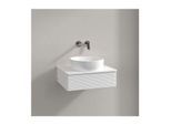 Villeroy und Boch Antao Waschtisch-Unterschrank K07150MT 60x19x50cm, Hahnloch, Waschbeckenplattenfarbe Lack, white matt lacquer