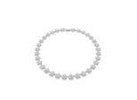 Collier SWAROVSKI "Schmuck Geschenk 2026 CAPSULE Halskette", metallfarben, kristallweiß, Halsketten, Damen, Metall, Collier, mit Swarovski Kristall