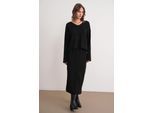 V-hals Breisel Sweater & Rok Co-ord Set