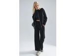 Modal Touch Zip-Hoodie & Ripp-Hose Set