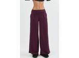Elastische taille wijde broek