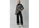 Gestreiftes Sweater- und Hosen-Strickset