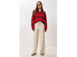 Hoge Taille Geweven Wijde Broek