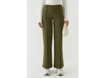 Modal Touch Ripp-Detaillierte Weite Hose