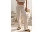 Elastische Taille Zachte Textuur Gebreide Broek