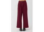 Hoch taillierte, plissierte Palazzo-Hose