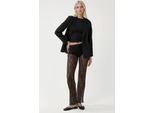 Hoge Taille Flared Kanten Broek