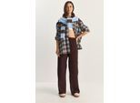 Hohe Taille Weite Bein Hose