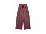 Hoge Taille Wijde Pantalons met Strikdetails