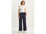 Wide Leg Palazzo Broek met Striksluiting