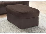 Polsterhocker DOMO COLLECTION "ELVA elegant, bequem und hochwertig", braun (mokka, braun), B:60cm H:39cm T:60cm, (geprägte) Luxus-Microfaser (100% Polyester);Kunstleder SOFTLUX / Struktur ( 100% Polyester);Microfaser PRIMABELLE (100% Polyester), Hocker, Polsterhocker, passend zu den Sitzmöbeln der Serie ELVA