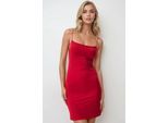 Vierkante Hals Bodycon Mini Jurk