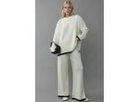 Pullover & Weitgeschnittene Hose Strick Co-Ord-Set